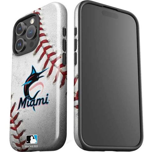 MLB Miami Marlins Game Ball iPhone 16 Pro Impact Case