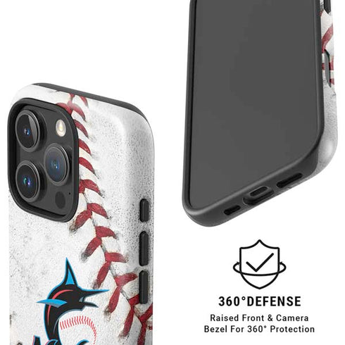 MLB Miami Marlins Game Ball iPhone 16 Pro Magsafe Impact Case