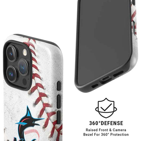 MLB Miami Marlins Game Ball iPhone 16 Pro Max Magsafe Impact Case