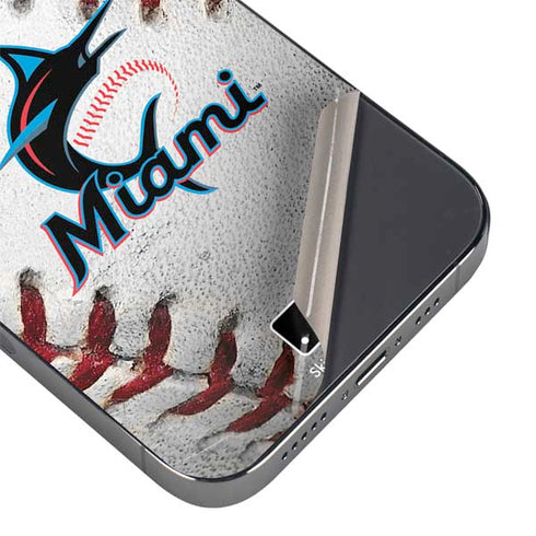MLB Miami Marlins Game Ball iPhone 16 Pro Max Skin