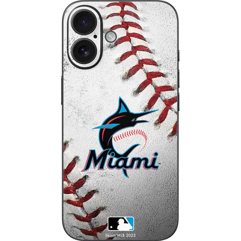 MLB Miami Marlins Game Ball iPhone 16 Skin