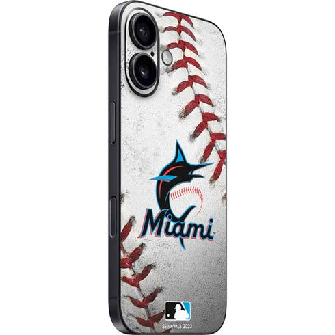 MLB Miami Marlins Game Ball iPhone 16 Skin