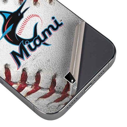 MLB Miami Marlins Game Ball iPhone 16e Skin