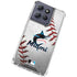 MLB Miami Marlins Game Ball Moto G 5G (2025) Clear Case