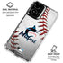 MLB Miami Marlins Game Ball Moto G Power 5G (2024) Clear Case
