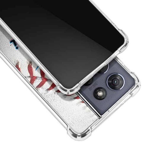 MLB Miami Marlins Game Ball Moto G Power 5G (2025) Clear Case