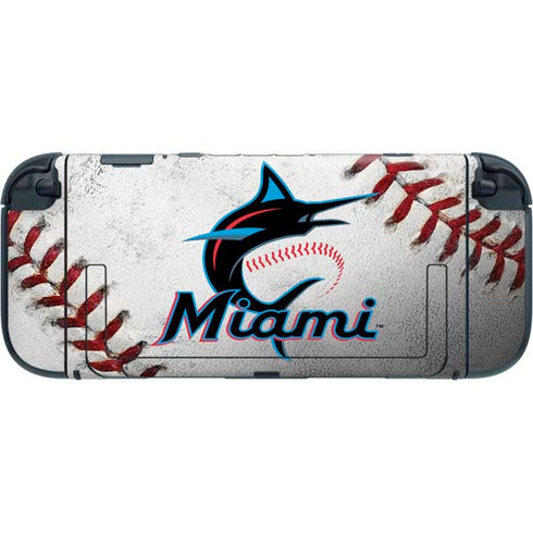 MLB Miami Marlins Game Ball Nintendo Switch 2 (2025) with Joy-Con Skin