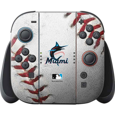 MLB Miami Marlins Game Ball Nintendo Skins