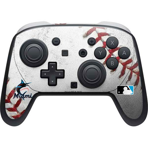 MLB Miami Marlins Game Ball Nintendo Skins