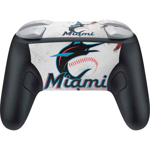 MLB Miami Marlins Game Ball Nintendo Switch 2 (2025) Pro Controller Skin