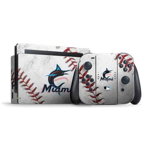 MLB Miami Marlins Game Ball Nintendo Skins