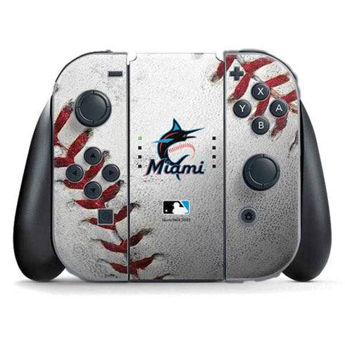 MLB Miami Marlins Game Ball Nintendo Skins