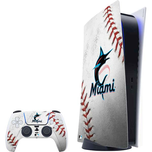MLB Miami Marlins Game Ball PlayStation PS5 Skins