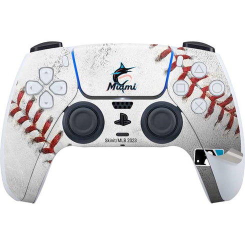 MLB Miami Marlins Game Ball PS5 Pro Disk Bundle Skin