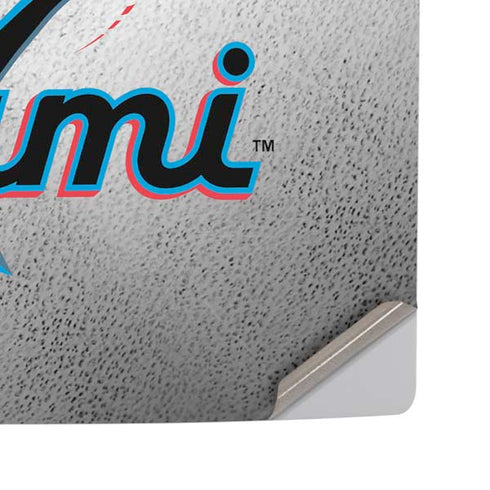 MLB Miami Marlins Game Ball PS5 Pro Disk Console Skin