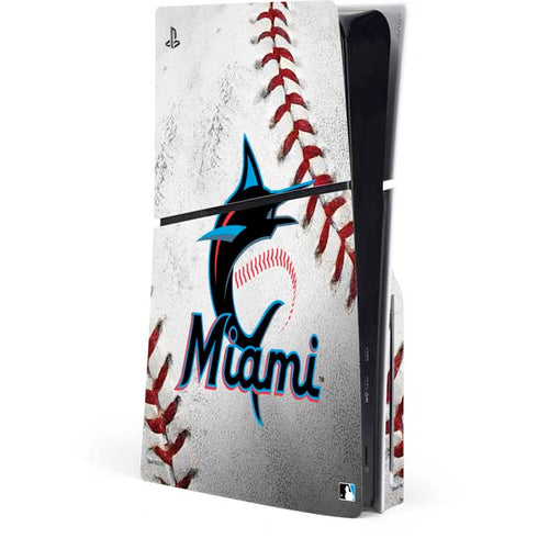 MLB Miami Marlins Game Ball PlayStation PS5 Skins