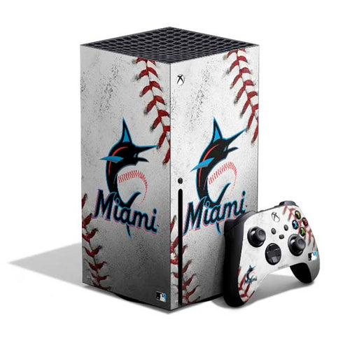 MLB Miami Marlins Game Ball Xbox Series X Skins