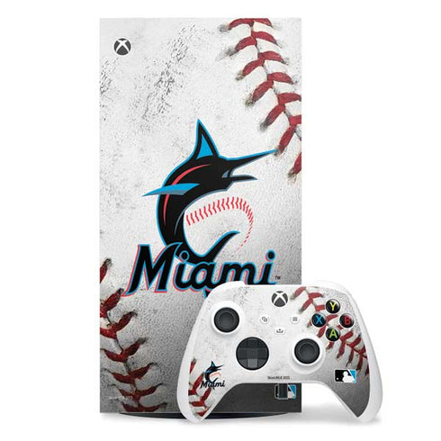 MLB Miami Marlins Game Ball Xbox Series X Skins