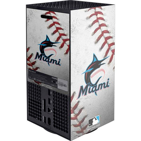 MLB Miami Marlins Game Ball XBox Series X Digital Edition Console Skin