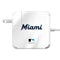 MLB Miami Marlins Home Jersey 85W Power Adapter (15 and 17 inch MacBook Pro Charger) Skin