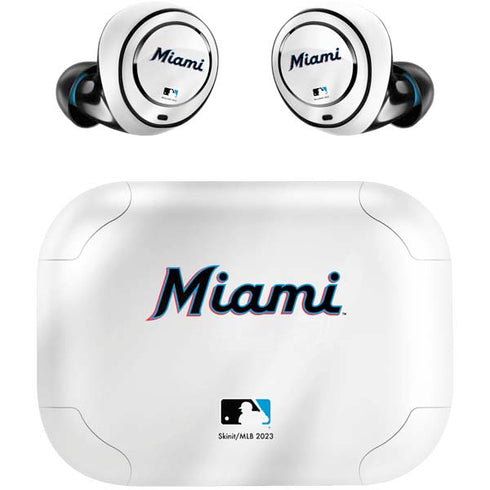 MLB Miami Marlins Home Jersey Amazon Echo Buds Skin