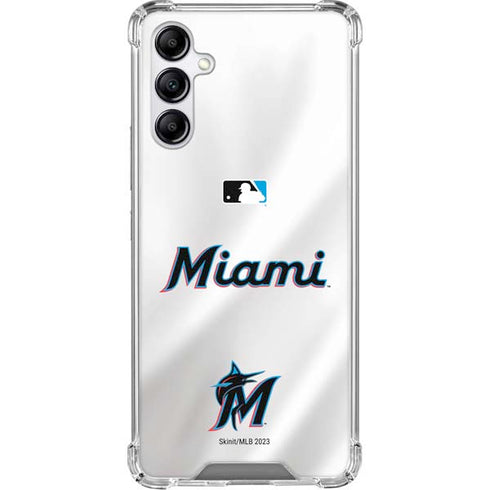 MLB Miami Marlins Home Jersey Gabb Phone 4 Clear Case