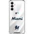 MLB Miami Marlins Home Jersey Galaxy A16 5G Clear Case