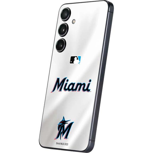 MLB Miami Marlins Home Jersey Galaxy A16 5G Skin