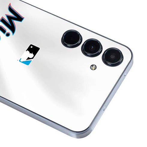 MLB Miami Marlins Home Jersey Galaxy A35 5G Skin