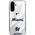 MLB Miami Marlins Home Jersey Galaxy A36 5G Clear Case