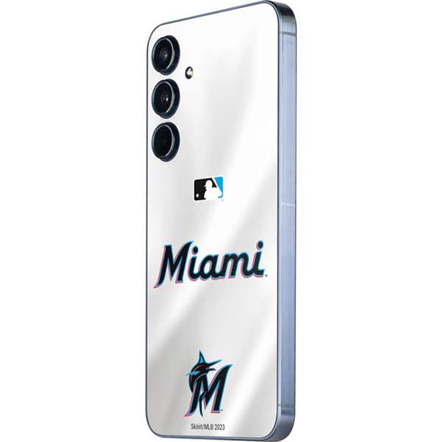 MLB Miami Marlins Home Jersey Galaxy A36 5G Skin