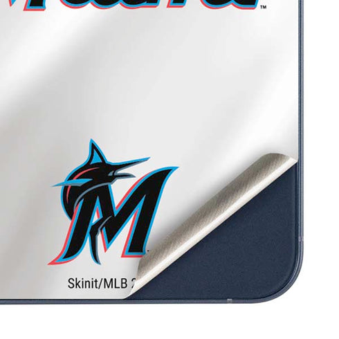MLB Miami Marlins Home Jersey Galaxy A36 5G Skin
