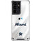 MLB Miami Marlins Home Jersey Galaxy S21 Ultra 5G Clear Case