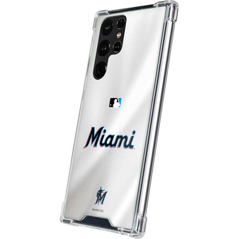 MLB Miami Marlins Home Jersey Galaxy S23 Ultra Clear Case