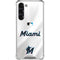 MLB Miami Marlins Home Jersey Galaxy S24 FE Clear Case