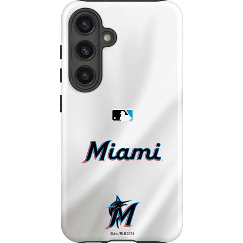 MLB Miami Marlins Home Jersey Galaxy S25 Impact Case