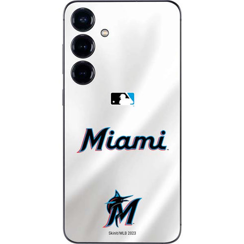 MLB Miami Marlins Home Jersey Galaxy S24 Skin