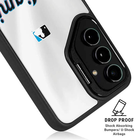 MLB Miami Marlins Home Jersey Galaxy S25 Ultra Kickstand Case