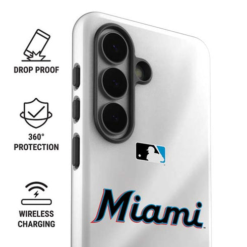 MLB Miami Marlins Home Jersey Galaxy S26 Impact Case
