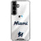 MLB Miami Marlins Home Jersey Galaxy S26 Plus Clear Case