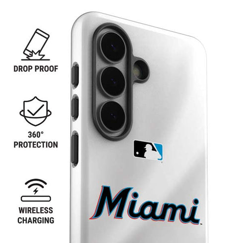 MLB Miami Marlins Home Jersey Galaxy S26 Plus Impact Case