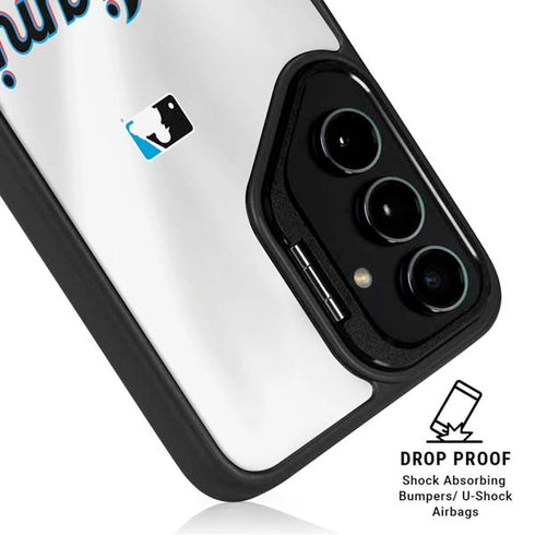 MLB Miami Marlins Home Jersey Galaxy S26 Plus Kickstand Case