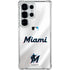 MLB Miami Marlins Home Jersey Galaxy S26 Ultra Clear Case