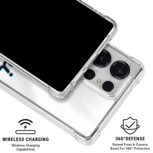 MLB Miami Marlins Home Jersey Galaxy S26 Ultra Clear Case