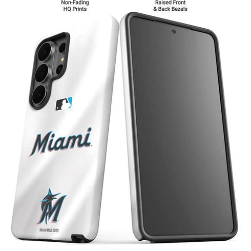 MLB Miami Marlins Home Jersey Galaxy S26 Ultra Impact Case