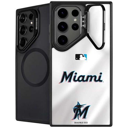 MLB Miami Marlins Home Jersey Galaxy S26 Ultra Kickstand Case