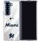 MLB Miami Marlins Home Jersey Galaxy Z Fold6 Clear Case