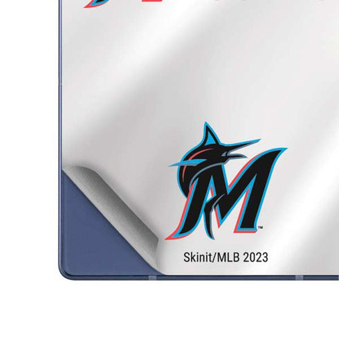 MLB Miami Marlins Home Jersey Galaxy Z Fold6 Skin