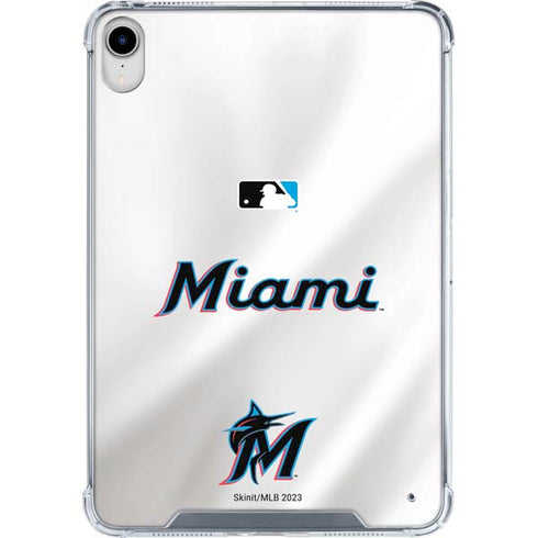 MLB Miami Marlins Home Jersey iPad 11th Gen (2025) Clear Case