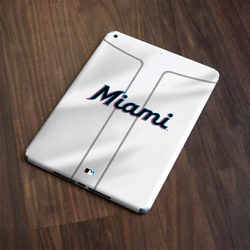 MLB Miami Marlins Home Jersey Apple iPad Skin